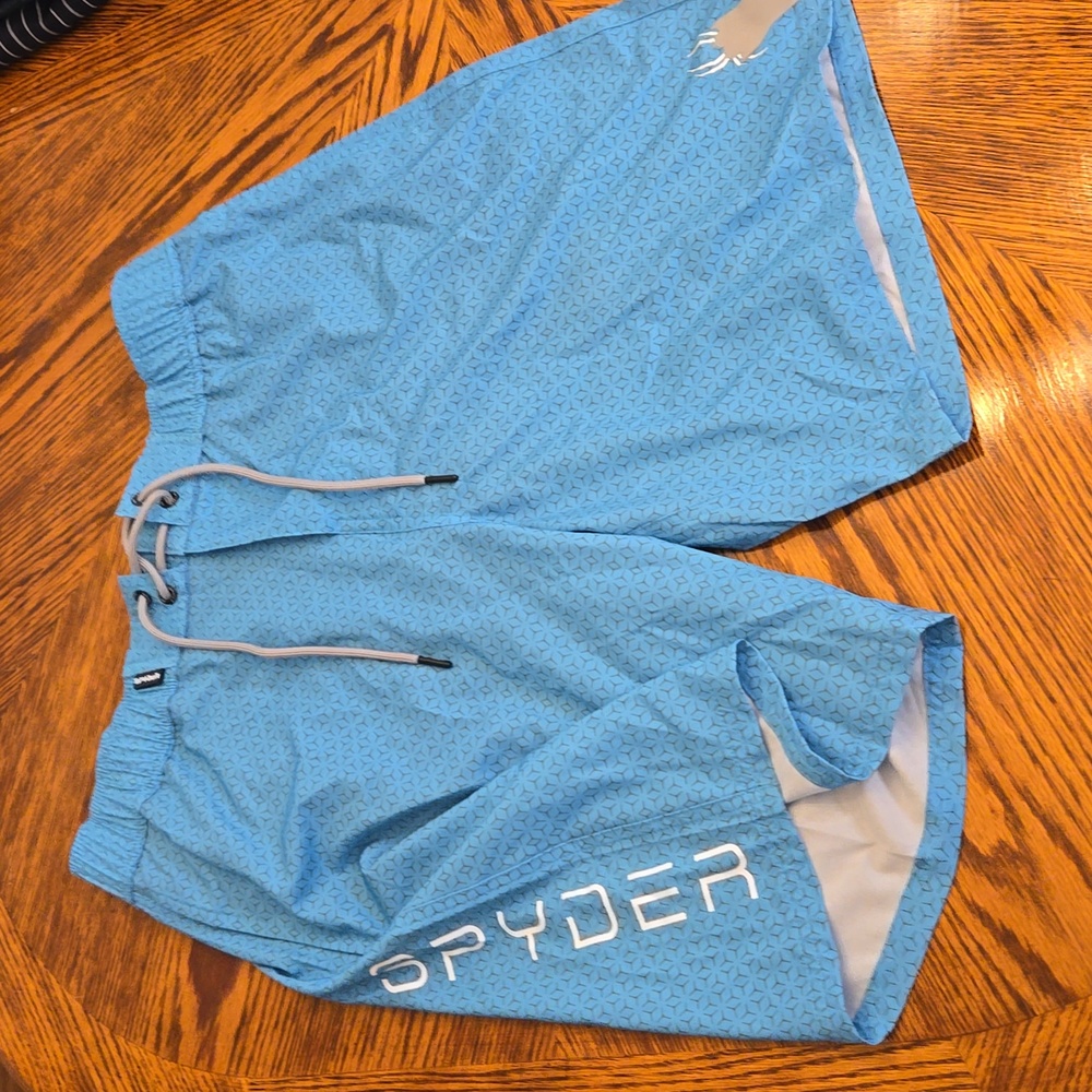 XL NWOT Spyder Swim trunks shorts board 8.5 inseam